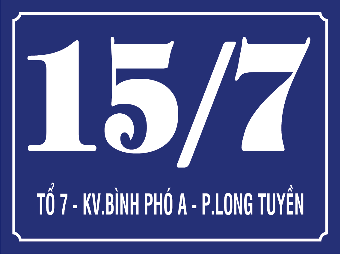 [SN-Mica-Mẫu 11] In bảng số nhà bền, đẹp